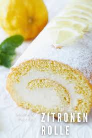 Erfrischende Zitronen Roulade Rezept In 2021 Kuchen Und Torten Rezepte Kochen Und Backen Rezepte Kuchen Und Torten