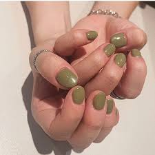 ピスタチオネイル お客様画像拝借 オリジナルカラーです 秋冬ネイル ネイル カラー