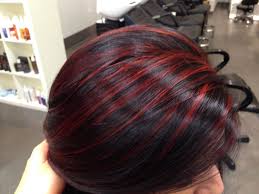 Short, pixie haircut for dark red hair. Red Highlights Hair Styles Dark Hair With Highlights Short Hair Styles