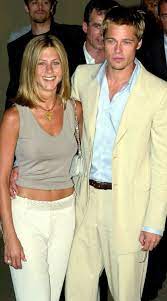 Her father is greek, and her mother was of english, irish, scottish, and italian descent. Jennifer Aniston And Brad Pitt 2001 Jennifer Aniston Photos Brad Pitt Jennifer Aniston Brad Pitt And Jennifer