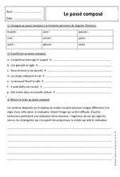 Maybe you would like to learn more about one of these? Exercice Passe Compose 6eme Cycle 3