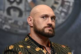 Tyson Fury Looks On During Press Editorial Stock Photo