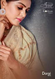 Aura Kotton Vastra Dorai Vol 6 Fancy Cotton Saree Catalog Dealer