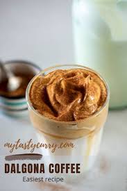 Dalgona Coffee Recipe Korean Style My Tasty Curry Recipe In 2020 Coffee Recipes Easy Coffee Recipes Milk Frother Recipes