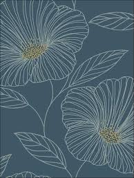 Shop our floral wallpaper today! Mythic Blue Floral Wallpaper 276424318 By A Street Prints Wallpaper