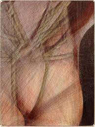 Matanawa, Shibari Series of Erotic Fine Art Mixed Media by Vistul Art |  Saatchi Art