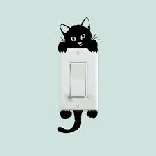 Выгодно покупайте и продавайте авто, недвижимость и вещи на купипродай. Cat Diy Switch Panel Stickers Lovely Bedroom Plane Wall Stickers Removable Manul Waterproof Home Decor Sti Parlor Decor Light Switch Sticker Kids Room Lighting