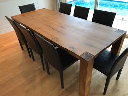 Enjoy your meals in style with modern dining chairs and kitchen chairs. Crate Barrel Solid Wood 8 Seater Dining Table Furniture Home Living Furniture Tables Sets On Carousell