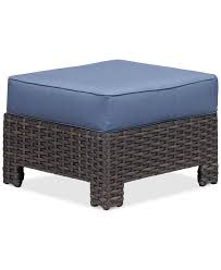 Ensure ultimate comfort for yourself and your family with our footstools and ottomans. Furniture Viewport Wicker Outdoor Ottoman With Sunbrella Cushions Created For Macy S Reviews Furniture Macy S