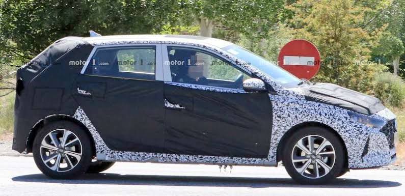 The Prototype for the New-gen i20 is undergoing test.
