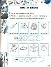 Pin De Gabriela Ramirez En Actividades De Lengua Escribir Palabras Silabas Actividades