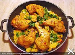 Shirin Polo Persischer Berberitzenreis Mit Huhn Oder Anderem Geflugel Chefkoch Persische Gerichte Persische Rezepte Persisches Essen
