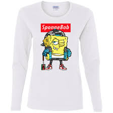  design  spongebob and supreme iphone 7 case is specially designed for iphone 7 durable case made of polycarbonate quick and easy access to ports and buttons provides nice grip. Spongebob Squarepants Supreme Women S Long Sleeve The Geek Gifts