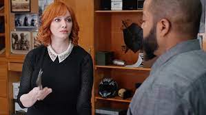 All messages written to christina will be deleted right away! Christina Hendricks Wields Knife In Fist Fight Trailer Daily Mail Online