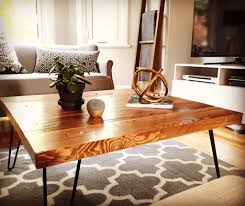 Traditionally, they are large pieces of wood specially put together to withstand a lifetime of being chopped with a knife. Hairpin Leg Coffee Table Diy Montreal