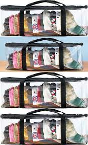 Coat And Hat Racks 22656 Baseball Cap Storage Clear Bag Zipper Shut Organizer Rack Bin Case Mens Holder Buy It Now Onl Baseball Caps Storage Clear Bags Cap