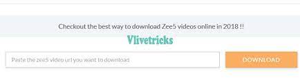 If you like to watch youtube videos offline, there are several good downloaders out there to help you out. Download Zee5 Premium Videos Online Zee5 Video Downloader Vlivetricks