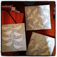 Graphic Pen N Ink Copper Leaf Embellish Next By Zoe Bailey Elements Of Art Space Art Lessons Middle School Teaching Art