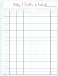 Pin By Barbara Brake On Charts Schedule Templates Daily