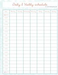 pin by barbara brake on charts schedule templates daily