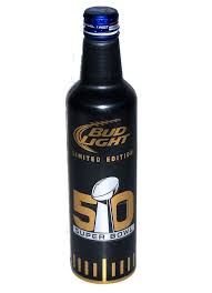 2015 Bud Light Nfl Super Bowl 50 Limited Edition 16 Oz Collectible Souvenir Can Soy Sauce Bottle Super Bowl Beer Bottle
