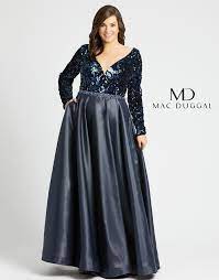 See more ideas about plus size dresses, dresses, plus size prom dresses. 77565f Mac Duggal Plus Size Prom Dress Plus Size Evening Gown Long Sleeve Ball Gowns Evening Gowns With Sleeves