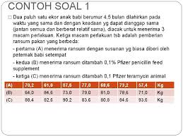 Misalkan saja ada percobaan sebagai berikut: Statistika Industri I Rancangan Percobaan Rancangan Acak Lengkap
