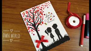 Just a few paper punches, embellishments, patterned papers, and our free printables turn these easy valentine's day cards into a beautiful way to say i love you. Cute Beautiful Handmade Valentine S Day Card Idea Diy Greeting Cards For Valentine S Day Youtube