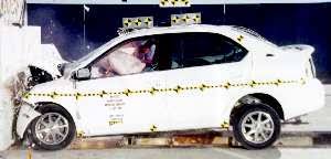 Moderate overlap frontal ratings are assigned by the institute based on a test conducted by toyota as part of frontal crash test verification. 2001 Toyota Prius 4 Dr Nhtsa