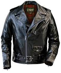 Fitted Motorcycle Jacket Black