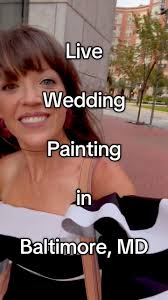Wait for their reaction at the end! As a hugger AND high fiver, my heart is  full. 😆 #liveweddingpainting #liveweddingpainter #weddingpainter  #weddingpainting #weddingart #weddingartist #livepainter ...