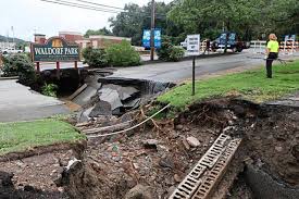 Dumping materials into sinkholes could possibly contaminate groundwater. Ross Issues Emergency Declaration To Fix Sink Hole Near Apartment Complex Triblive Com