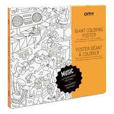 I have one with dinosaurs on and when my kids are feeling bored(!), out come the giant colouring book. Omy I New Collection I Smallable