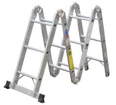The ladders can be opened or folded closed. Ladders 101 American Ladder Institute