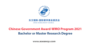 Check out these helpful links. Chinese Government Award Wmo Program 2021 Asean Scholarships
