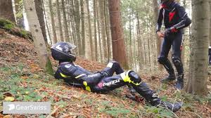 Dainese bikers having fun in the open - ThisVid.com