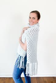 We're talkin' long sleeve, lace, & so much more! Free Knit Lace Scarf Pattern Simply Serene Ashley Lillis
