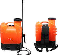 4.8 Gallon Battery Power Sprayer with 4 Different Spraying Nozzles,Backpack  Pump Sprayer for Garden and Lawn,Agriculture Spraying Watering