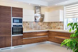 E.g i have continued the large format 4x2 floor tiles onto the backsplash. Refinishing Kitchen Cabinets Modern Refacing Made Easy Wisewood