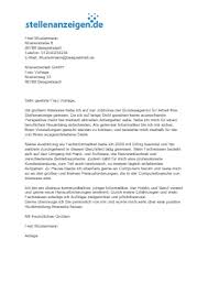 Fachinformatiker anwendungsentwicklung ihk (m/w/d) du unterstützt uns in. Bewerbungsvorlage Informatiker In Careeasy Dein Karrieremagazin