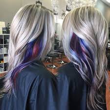 I Like The Blonde With Peekaboo Underlights Hair Hair Highlights Peekaboo Hair Colors