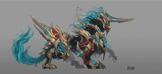 外包作品 h zhu on artstation at https www artstation com artwork wqobn creature concept art fantasy character design beast creature