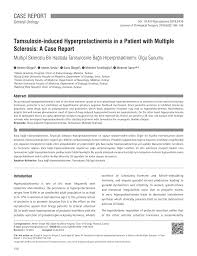 PDF) Tamsulosin-induced Hyperprolactinemia in a Patient with Multipl  Sclerosis: A Case Report