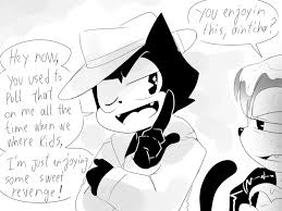 Bendy And Boris The Quest For The Ink Machine Ink Bendy And The Ink Machine Lucky Cat