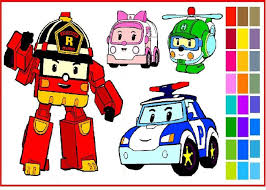 Bucky robocar poli dot to dot printable worksheet connect the dots. Coloring Robocar Poli Game For Android Apk Download