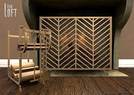 So how do you choose the one that's right for you? Second Life Marketplace The Loft Chevron Fireplace Screen And Log Storage Gold