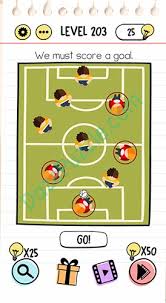 Check spelling or type a new query. Brain Test Level 203 We Must Score A Goal Answer Daze Puzzle