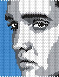 Cross stitch kit (choose you title) $5.95 to $14.95. Elvis Presley Multi Brick Stitch Pattern Peyote Stitch Patterns Pixel Quilting Brick Stitch Pattern