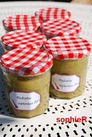 Confiture De Rhubarbe Les Bonheurs De Sophier Confiture Rhubarbe Confiture Abricot Confiture