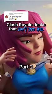 Epic Clash Royale Goblin Giant Spark Deck Strategy